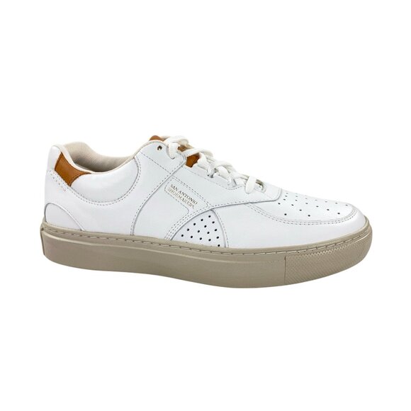 SAS High Street Lace Up Sneaker Mens Size 9 M Venice White/Brown Leather NEW - Picture 2 of 5